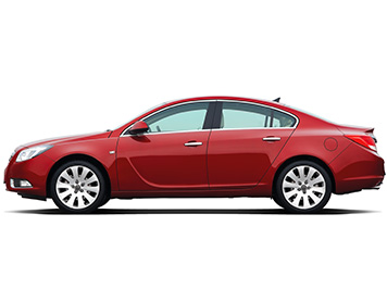 A red car